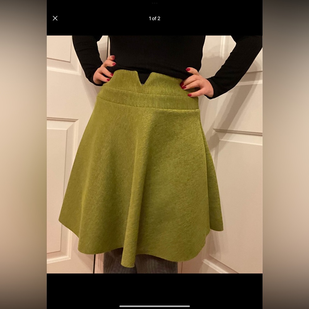Vintage Style Green Skirt